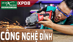 [Review] Máy Mài Góc Pin Milwaukee M18 CAG100XPDB: Thắng Điện Tử Dừng Ngay Trong 1 Giây, Công Tắt Đuôi, Mạnh Như Máy Mài Dùng Điện