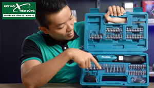 [Review] Máy Vặn Vít Xịn Makita DF001: Hơn 80 Đầu Vặn, Pin Tốt, Máy Mạnh