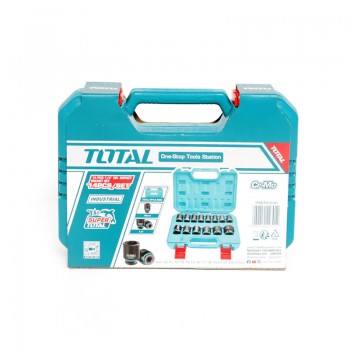 Bộ 14 đầu tuýp 1/2"DR Total THISTD12141 (10-27mm)