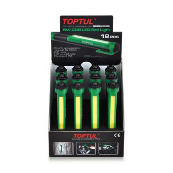Bộ bút đèn LED 5W 12 món TOPTUL JJAT0405S