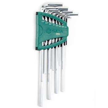 Bộ lục giác bi loại 12 chi tiết (hệ inch) Sata 09104