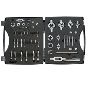 Bộ ta rô bàn ren 48 món trong ngoài kết hợp, hệ inch ELORA 1365-SF