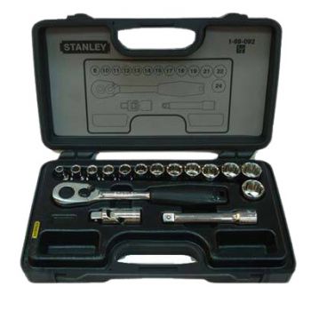 Bộ tuýp 1/2" 16 chi tiết Stanley 89-092-1