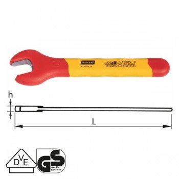 Cờ lê 1 đầu miệng 10mm cách điện VDE 1000V HOLEX 613333 10