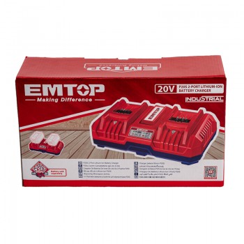 Đế sạc nhanh 2 cổng 20V 8A Emtop EFCR2082