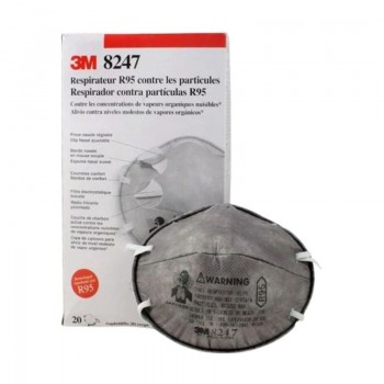 Khẩu trang lọc bụi và hơi hữu cơ 3M™ 8247 (GP2 và R95 NIOSH)