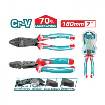 Kìm Răng Trợ Lực Tác Động Kép 180mm Total THTC510708