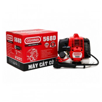 Máy cắt cỏ 2 thì 2.4kW Đỏ đen Oshima 568D