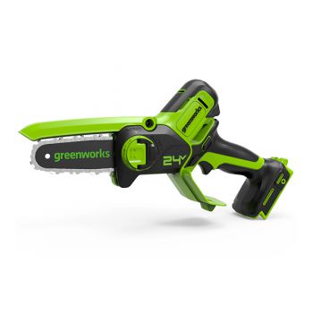 Máy cưa xích mini cầm tay dùng pin 24V Greenworks ‎CS24L02 (Chưa Pin & Sạc)