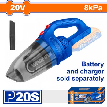 Máy hút bụi dùng pin 20V Wadfow WLV2020 (Chưa Pin & Sạc)