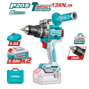Máy khoan động lực dùng pin 20V Total TIDLI201368 (2 Pin 5.0Ah, 1 Sạc)