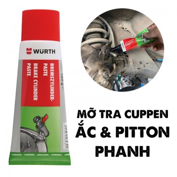 Mỡ tra ống phanh coupen Wurth Brake Cylinder paste 180g