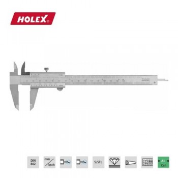 Thước kẹp cơ 150mm vạch chia 0.05mm HOLEX 410200-150