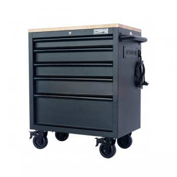 Tủ dụng cụ 76cm - 05 hộc kéo không nâng hạ màu đen CSPS VNTC07605BB1M