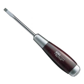 Tua vít đóng 2 cạnh cán gỗ Anex No.180-8x150