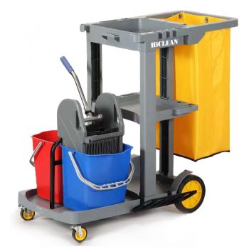 Xe đẩy dọn vệ sinh HiClean HC170D