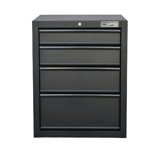 Tủ dụng cụ 61cm - 04 hộc kéo màu đen CSPS VNTC06104BB1