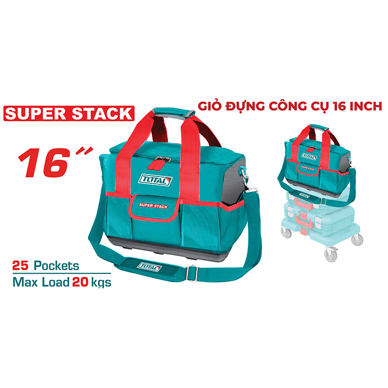 Túi đựng dụng cụ 16" Total THT16165