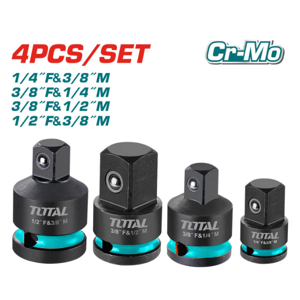 Bộ 4 chuyển đổi đầu chuyển bu lông Total THISAD12438