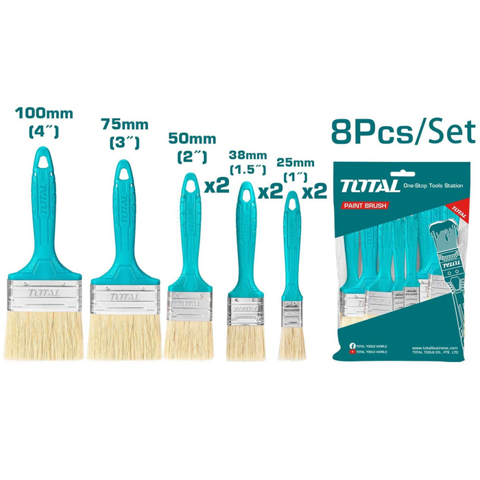 Bộ 8 cây cọ sơn Total THT8450801