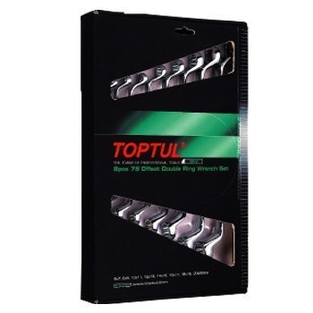 Bộ cờ lê 2 đầu vòng 75 độ 7 món Toptul GAAE0702