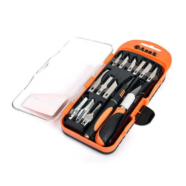 Bộ dao điêu khắc cao cấp 14 chi tiết Asaki AK-3960