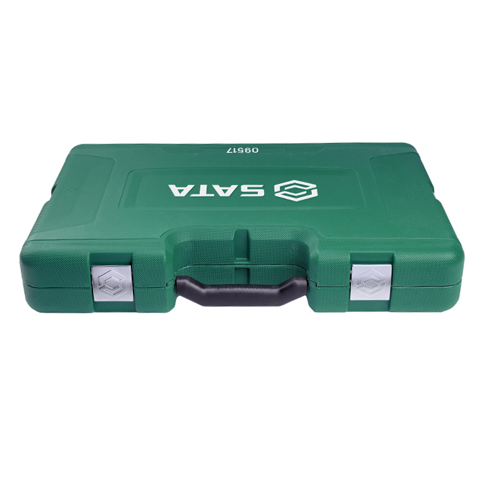 Bộ dụng cụ sửa chữa cơ khí 76 chi tiết SATA 09517