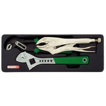 Bộ kìm, mỏ lết có điều chỉnh Toptul GBAT0301