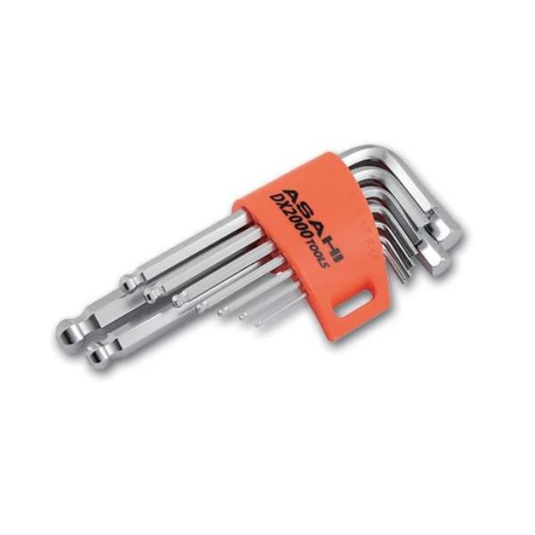 Bộ lục giác bi loại ngắn 1.5-10mm ASAHI AZS0910
