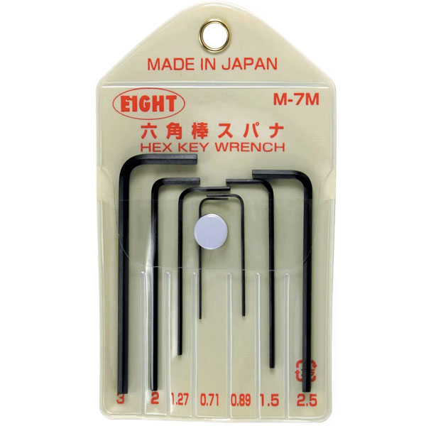 Bộ lục giác chìm 7 chi tiết EIGHT M-7M