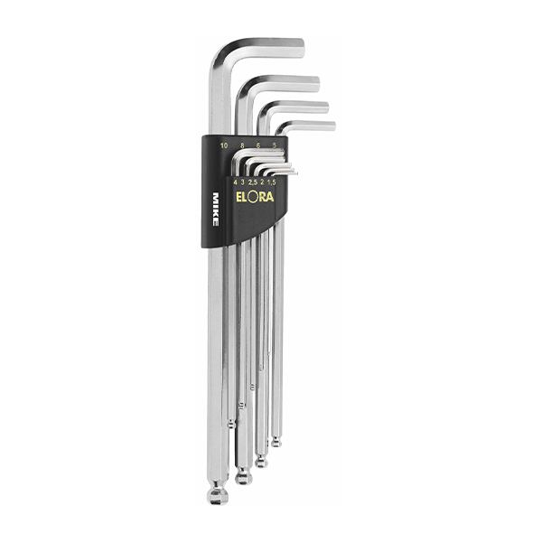 Bộ lục giác đầu bi 9 cây từ 1.5-10mm ELORA 159SKUE