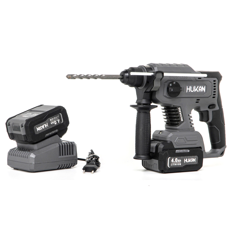 Bộ máy khoan bê tông 3 chức năng 21V Hukan HK-RH2900BL (2 Pin 4.0Ah, 1 Sạc)
