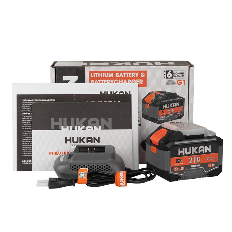 Combo Pin và sạc  21V (GEN 1) Hukan G1-FRP15-2UTC