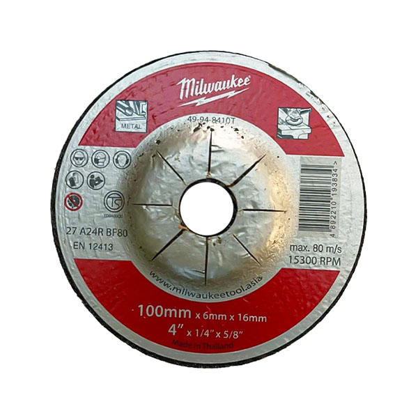 Đá mài kim loại 100 x 6 x 16mm Milwaukee 49-94-8410T