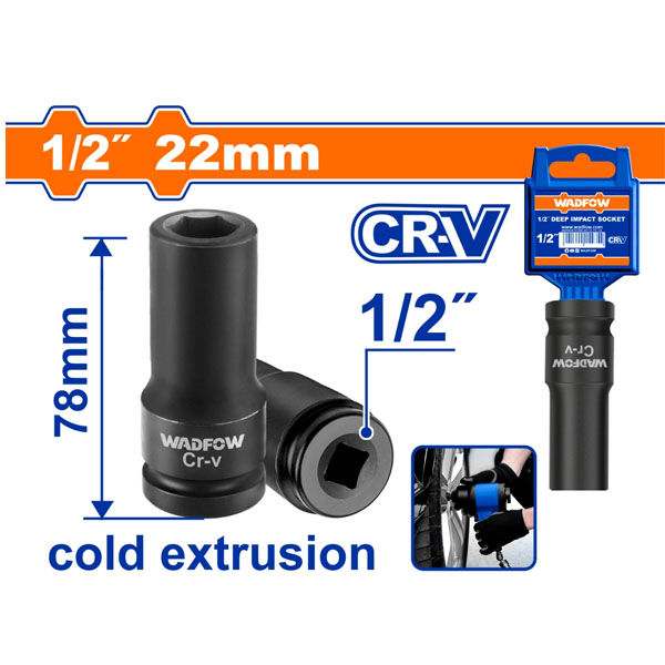 Đầu tuýp dài WadFow WMS3222 22mm