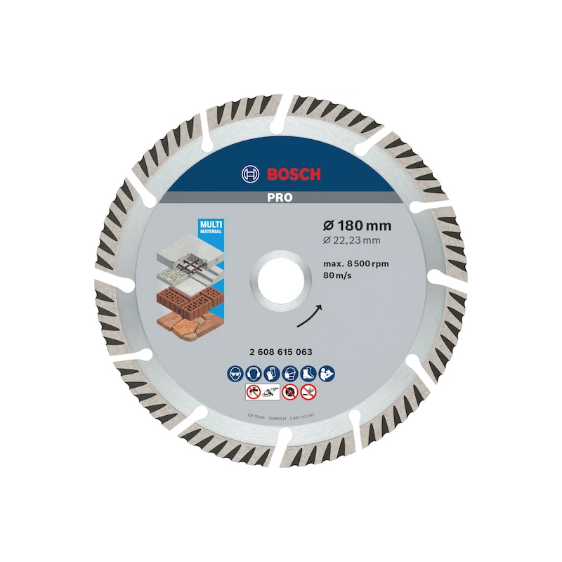 Đĩa cắt kim cương đa năng Bosch 2608615063 (180x22.2mm)