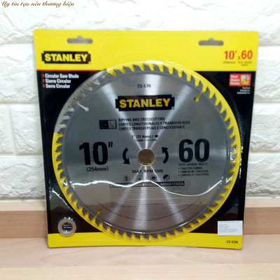 Lưỡi cưa gỗ Stanley 20-536 60T x 254mm