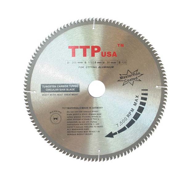 Lưỡi cưa nhôm 255 x 2.5 x 1.8mm 120 Răng TTP 222-255120-2HGE