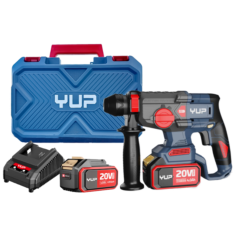Máy khoan bê tông 3 chức năng dùng pin Yup YP20 H24M (2 Pin 4.0Ah, 1 Sạc)