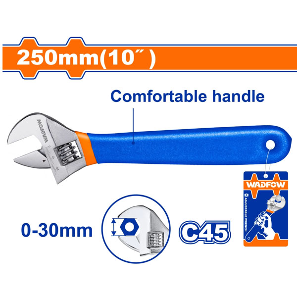 Mỏ lết WadFow WAW5110 250mm(10")