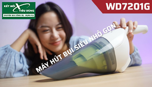 [Review] Máy Hút Bụi Cầm Tay Siêu Nhỏ, Hút Được Cả Nước, Giá Cực Rẻ Chỉ 750K - Black&Decker WD7201