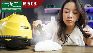 [Review] Máy Làm Sạch Bằng Hơi Nước Karcher SC3 Easyfix - Cực Sạch, Tiếp Nước Thoải Mái, Diệt Khuẩn Lên Đến 99.9%