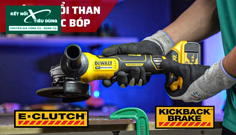 [Review] Máy Mài Góc Pin Không Chổi Than Dewalt DCG413 Rẻ Nhất, Chống KickBack và Nhiều Cải Tiến