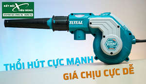 [Review] Máy Thổi Hút Bụi Ngon Mà Cực Rẻ Total TB2086 - 800W, Tích Hợp 2 Chế Độ Thông Minh