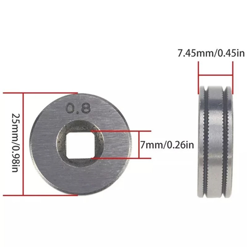 Tải dây cho máy hàn mig không khí 1kg 0.8-1.0 NB-160E (lỗ vuông)