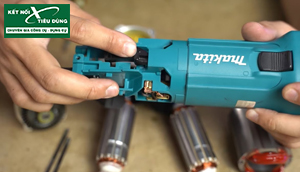 Thay Rotor, Stator, Chổi Than, Công Tắc Máy Mài Makita GA4030 Cực Đơn Giản, Ai Cũng Làm Được