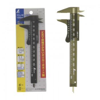 100mm Thước cập nhựa cơ khí Shinwa 19515