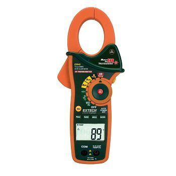 Ampe Kìm Với Nhiệt Kế Hồng Ngoại Extech - EX840