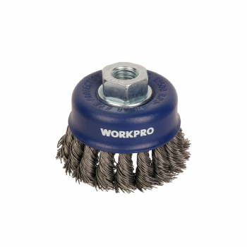 Bàn chải cốc có đai ốc M14x2 125mm Workpro WP407046