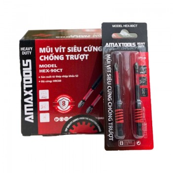 Bộ 2 mũi vít bake PH2 Amaxtools HEX-90CT